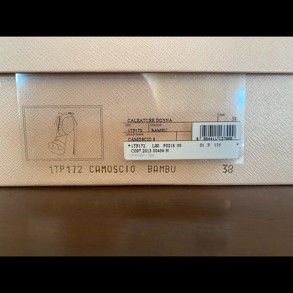 Prada Bambu suede booties Size 8 - Picture 10 of 12